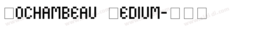 Rochambeau Medium字体转换